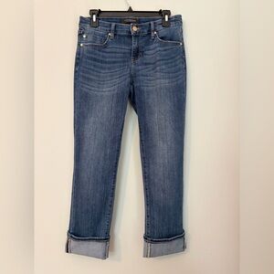 Liverpool Los Angeles Marley Girlfriend Cuffed Jeans Size 2/26 Blue Denim